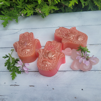 Rose Quartz Hamsa Soap